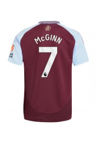 Fotbalové Dres Aston Villa John McGinn #7 Domácí Oblečení 2024-25 Krátký Rukáv